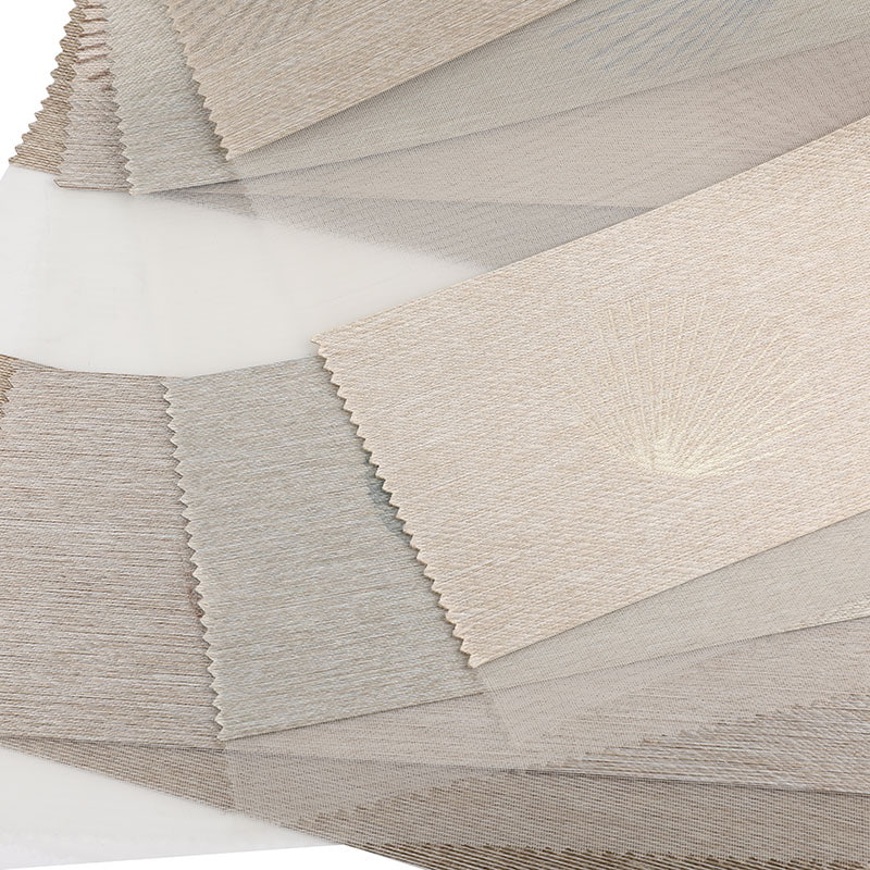 GD03 Perdele din tifon moale la modă simplă, jacquard, țesătură oarbă cu zebră