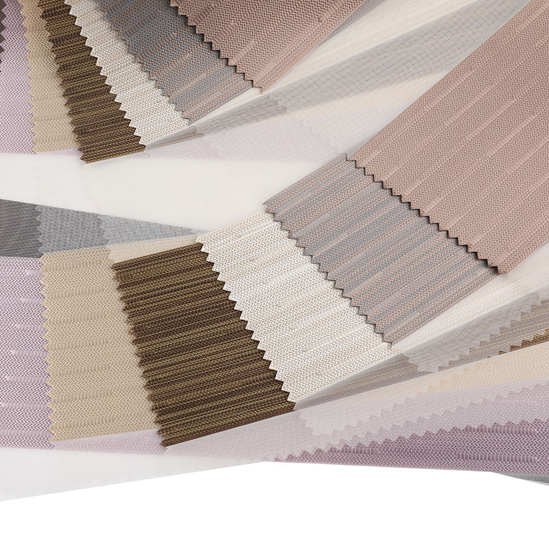 F065 Țesătură pentru jaluzele din zebră semi-opacă, reglabilă pentru interior, birou