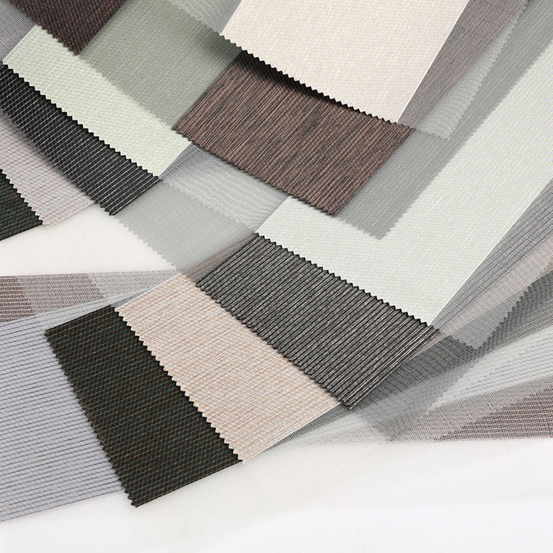 F078 Țesătură pentru jaluzele din zebră, cu strat dublu, semi-opacă pentru dormitor