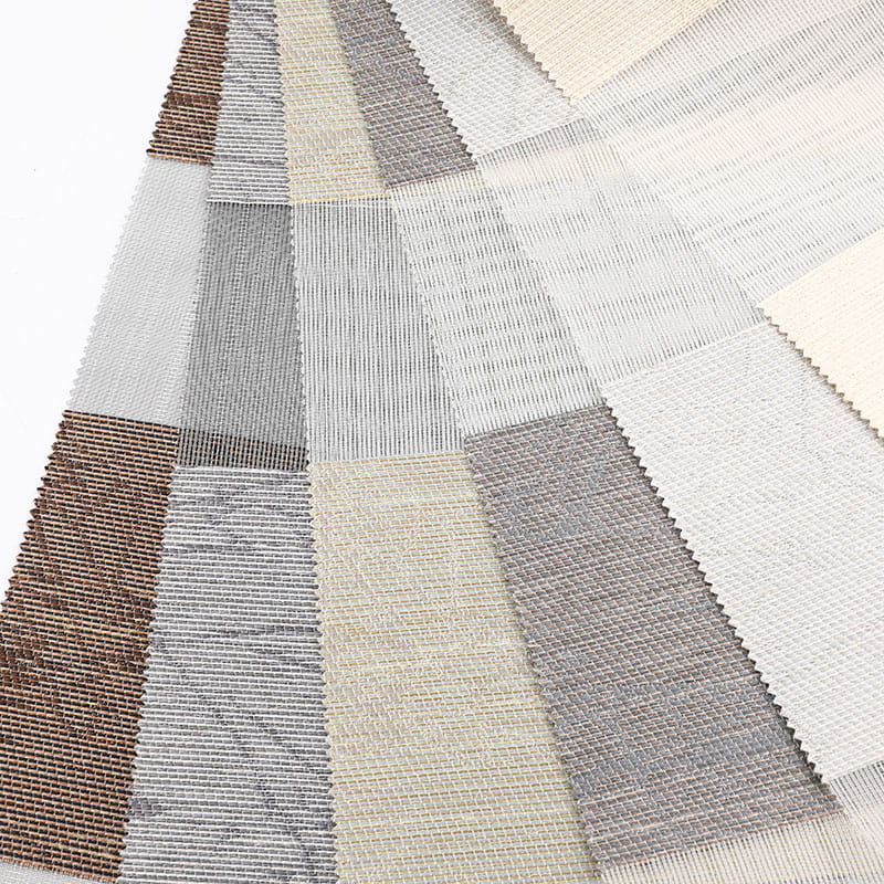 F079 Poliester Tifon moale Perdele Jacquard Zebra Jaluzea Țesătură