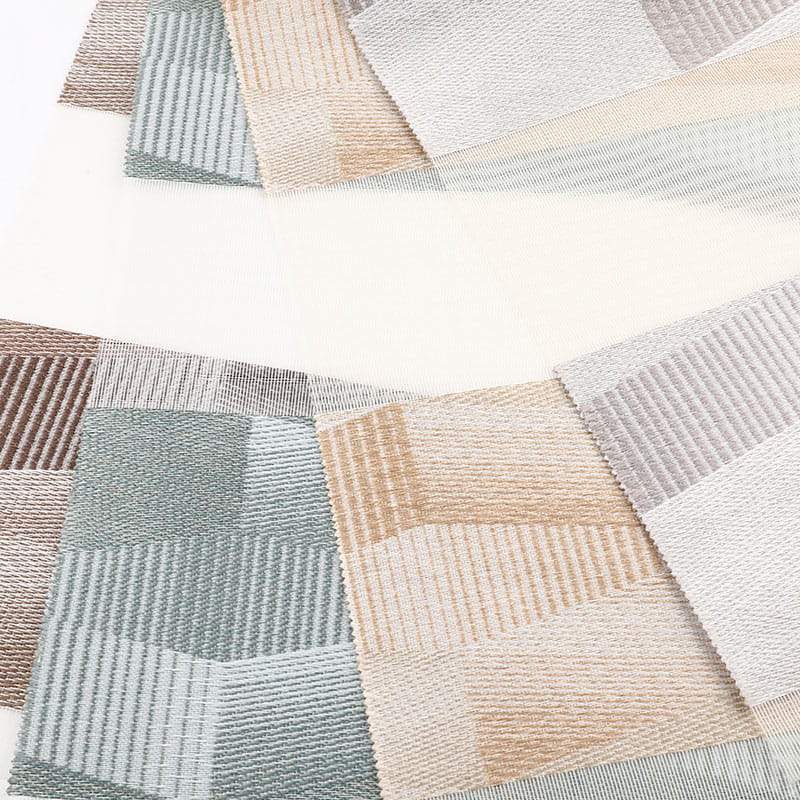 YX010 office Blackout Jacquard Broderie Zebra Blind Fabric